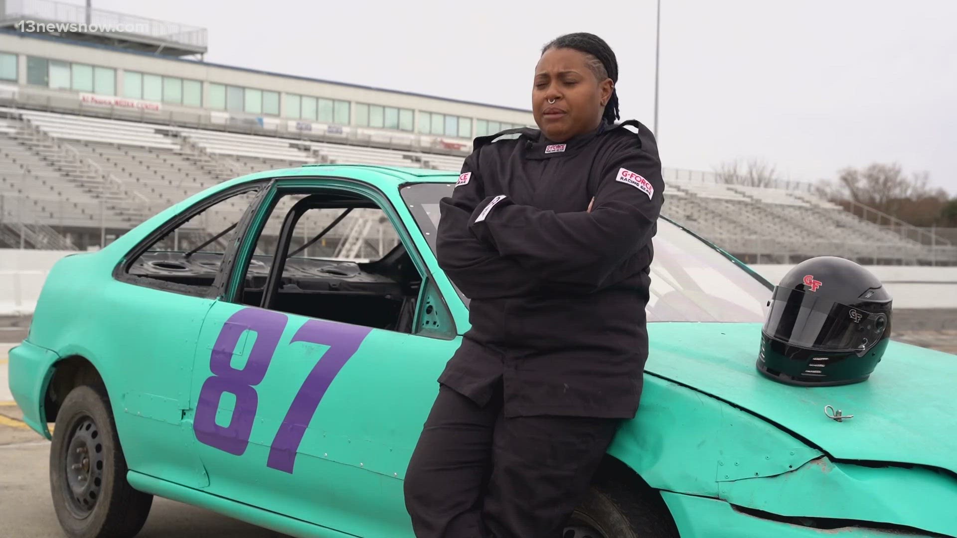 Last year, Tiffany Richardson-Harrell was a pit crew member at Langley Speedway, longing to get behind the wheel. Now, her first race is set for April 6.
