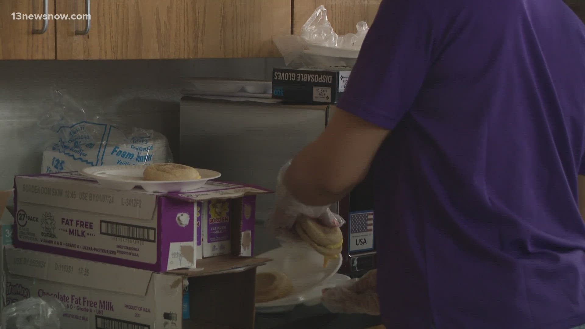 The Foodbank of Southeastern Virginia and the Eastern Shore is participating in the summer food service program where students can get free meals.