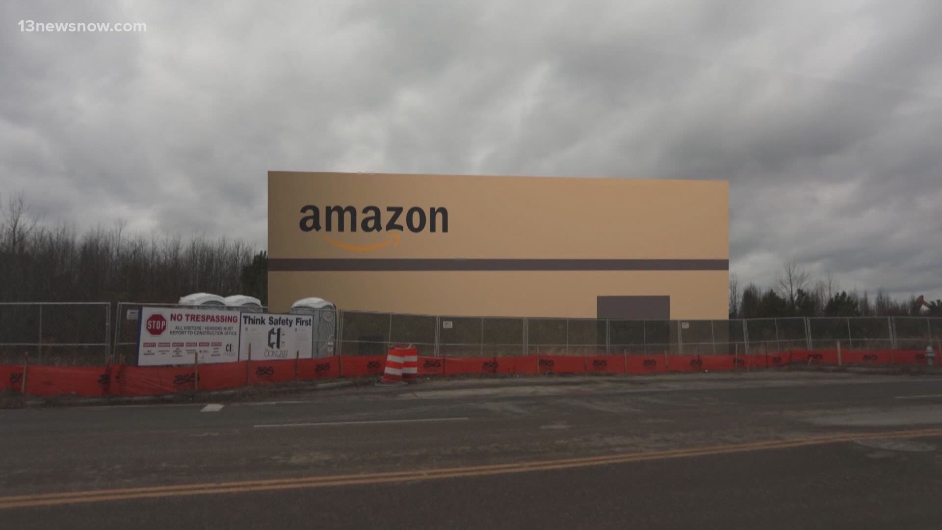 The project was one of two being undertaken locally by Amazon that will together employ 1,500 people.