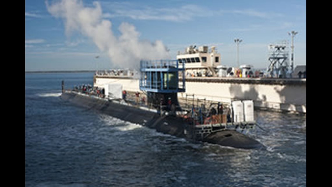 Nuclear sub launches at Newport News shipyard | 13newsnow.com