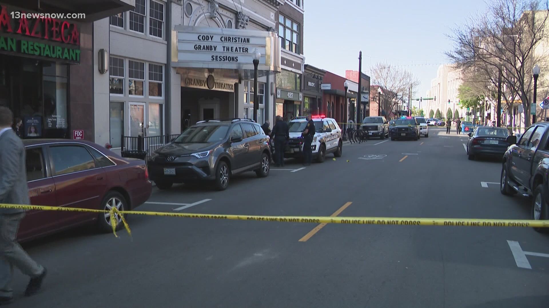 Police Chief Larry Boone said in response to the shooting, additional officers str being assigned to patrol the Granby Street corridor in Downtown Norfolk.