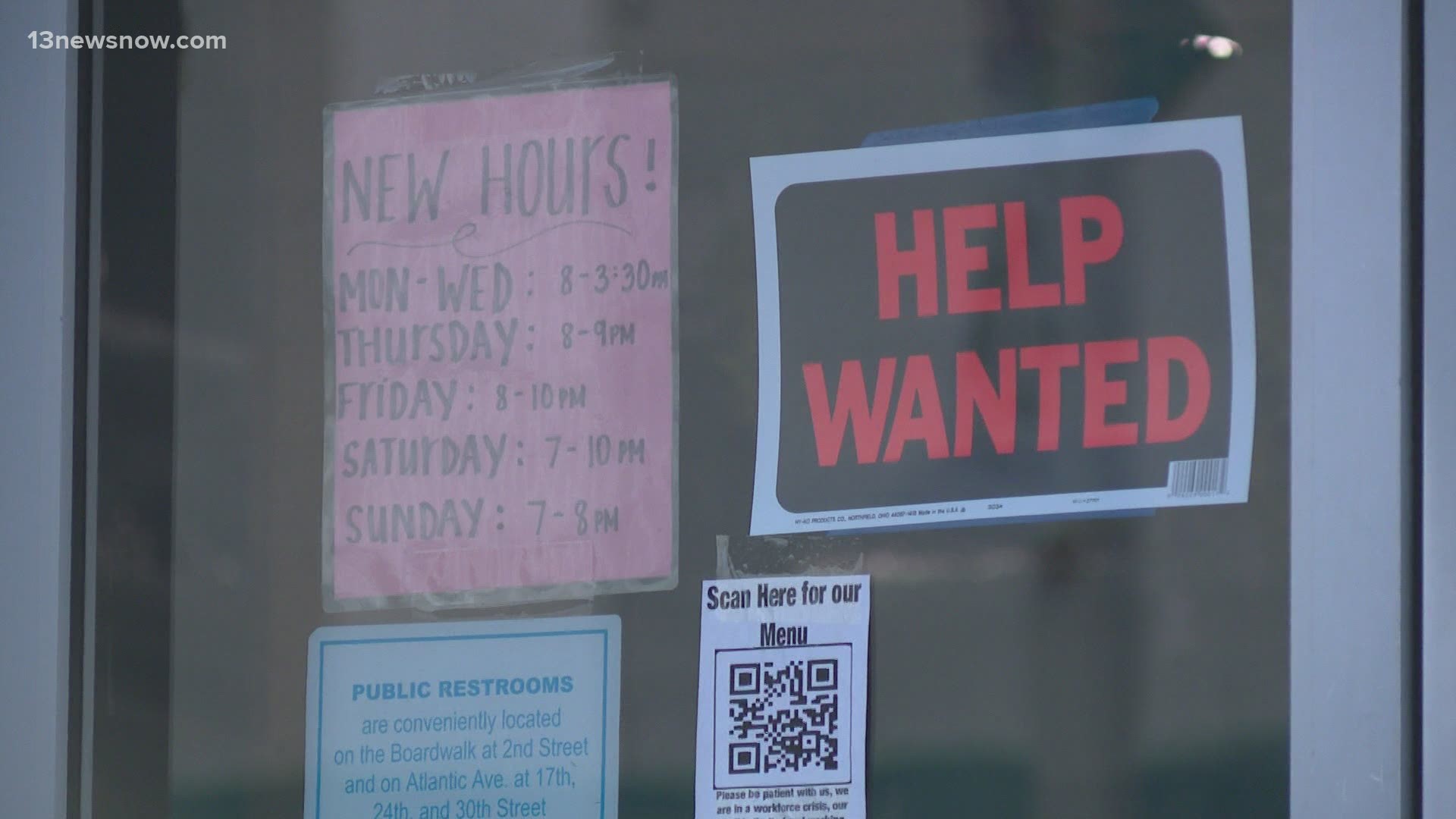 Most Virginia Beach Oceanfront businesses still have positions to fill - but shortages aren't as dire as they were during the pandemic.