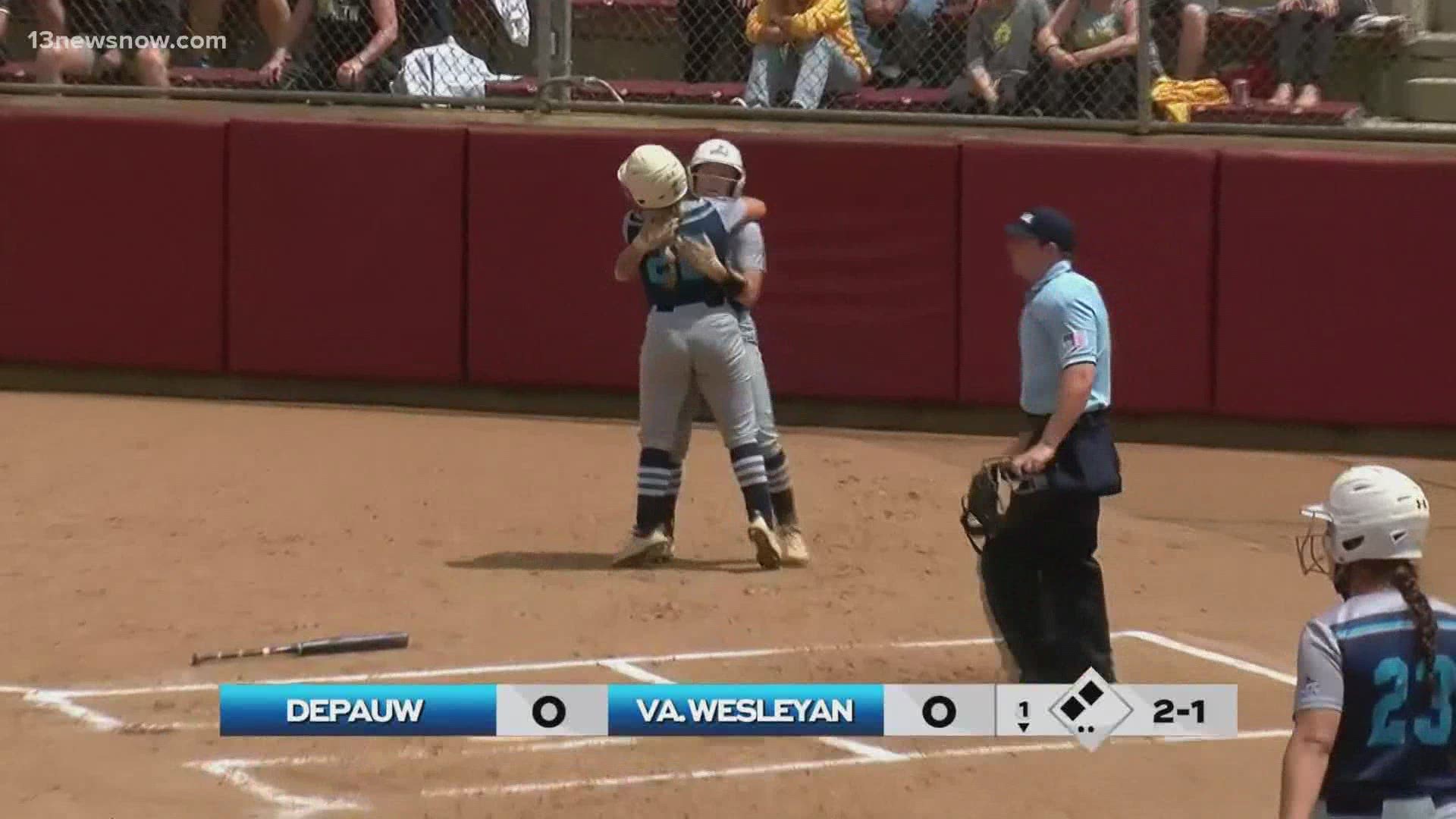 Jessica Goldyn lead off the third inning with a solo home run over the right field fence to put VWU up 3-0.
