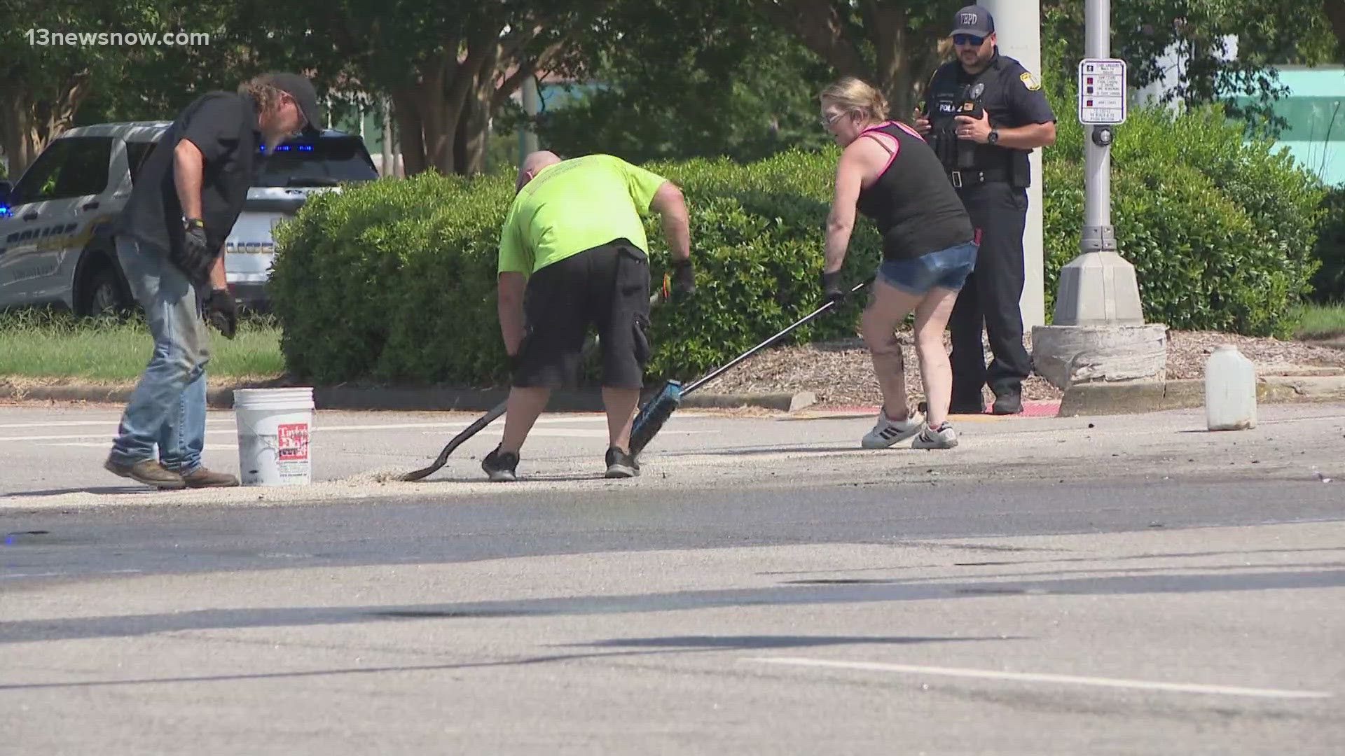 The Virginia Beach Police Department is investigating a serious crash on Virginia Beach Boulevard that happened Saturday.