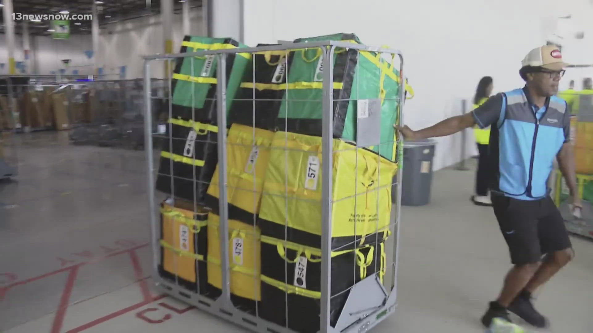 Local officials joined Amazon in celebrating the opening of a brand-new delivery center in Virginia Beach.