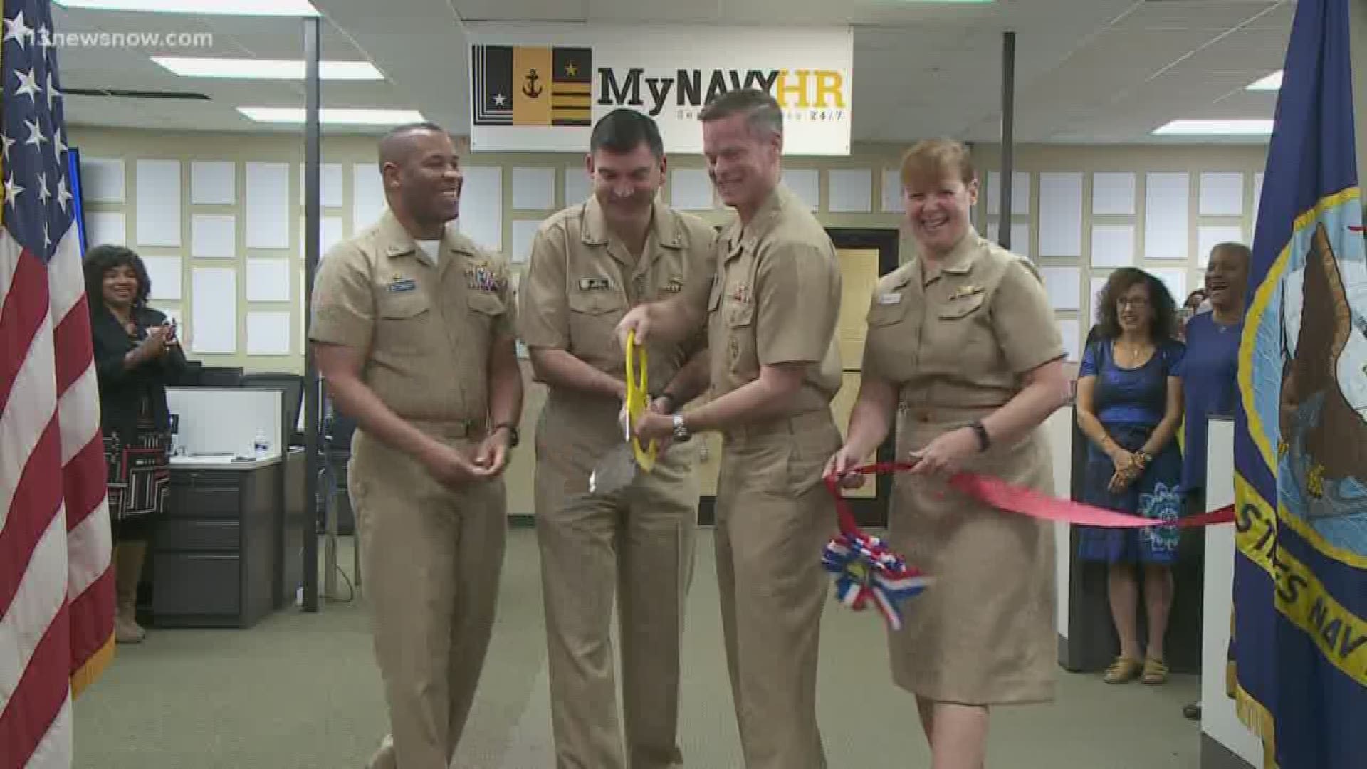 MyNavy Career Centers launched at JEB Little Creek-Fort Story. The call center will be open 24/7. This is the second MyNavy Career Center for the military branch.