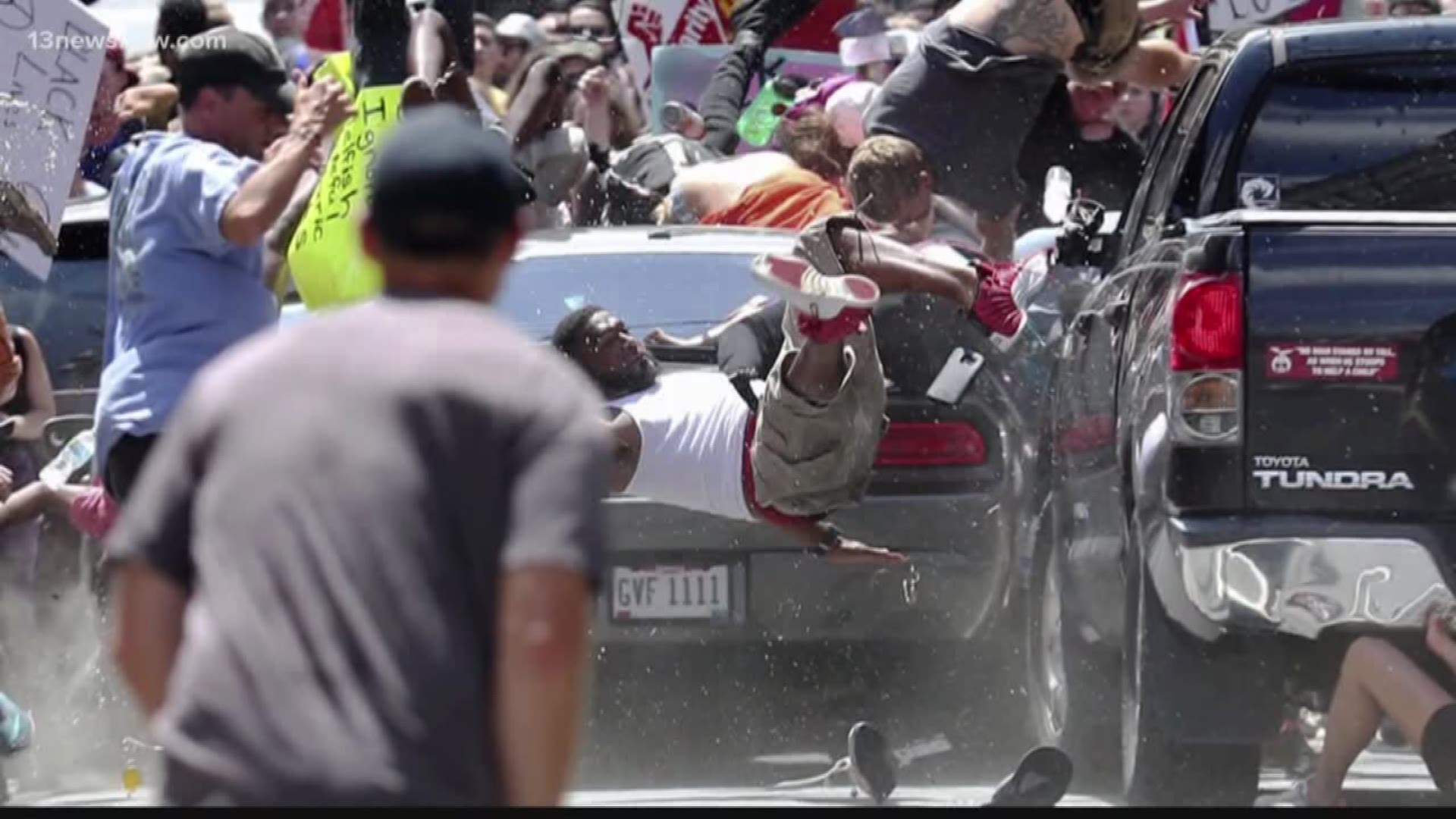 The man who organized the white nationalist rally in Charlottesville last year is suing the city to hold an anniversary event.