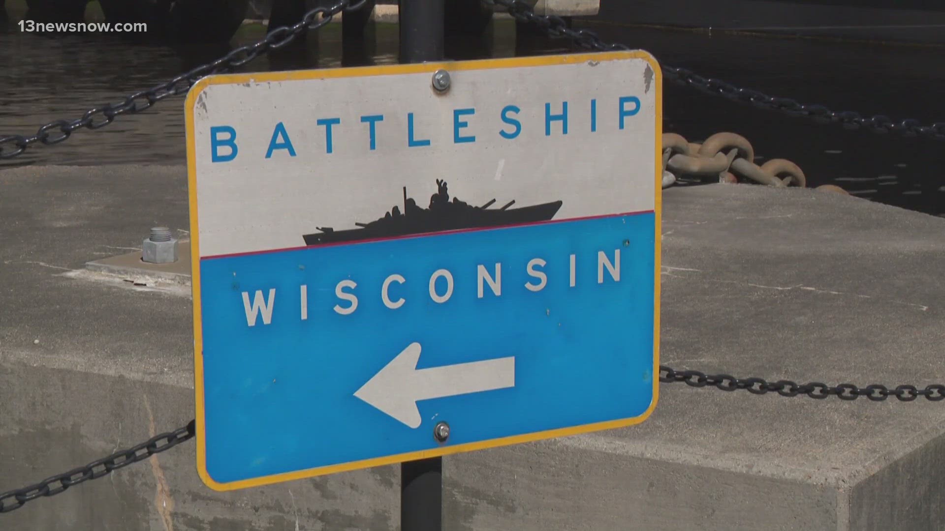 The Wisconsin was the last battleship built by the Navy.