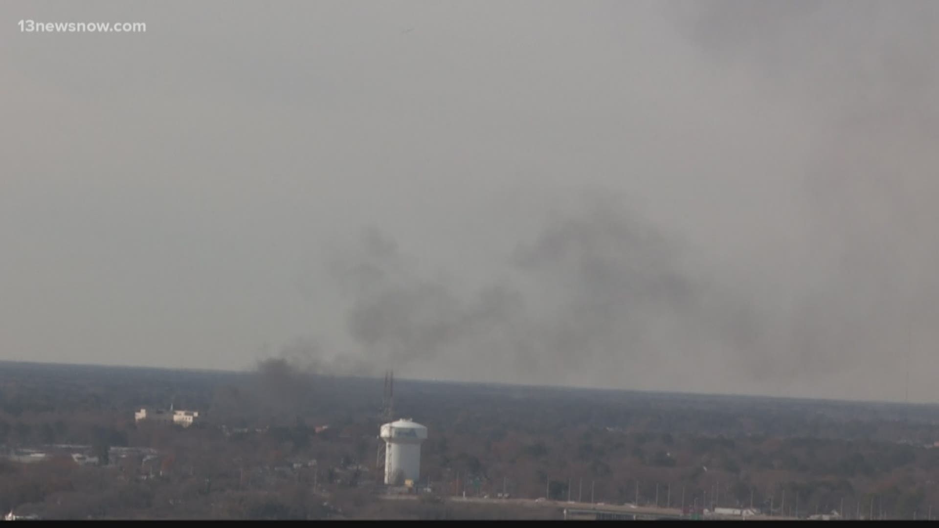 Crews respond to fire at Bon Secours Maryview Medical Center in Portsmouth