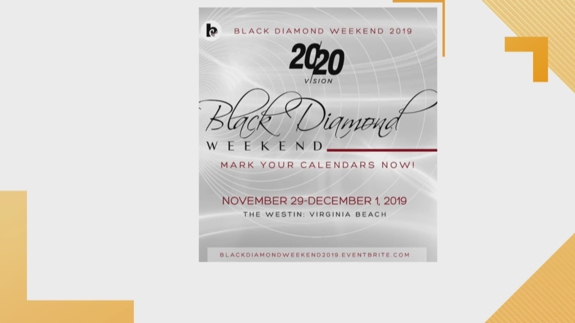 Hampton Roads Regional Black Chamber of Commerce, Kicks off it's 4th Annual Black Diamond Affair this weekend! Blair Durham told 13News Now all about the weekend.