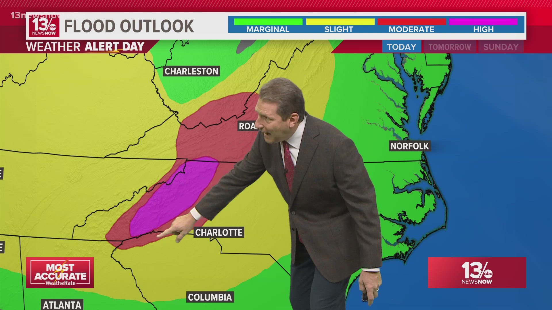 Meteorologist Craig Moeller talks about the weather impacts Virginia and Hampton Roads are expected to experience, due to Hurricane Helene.