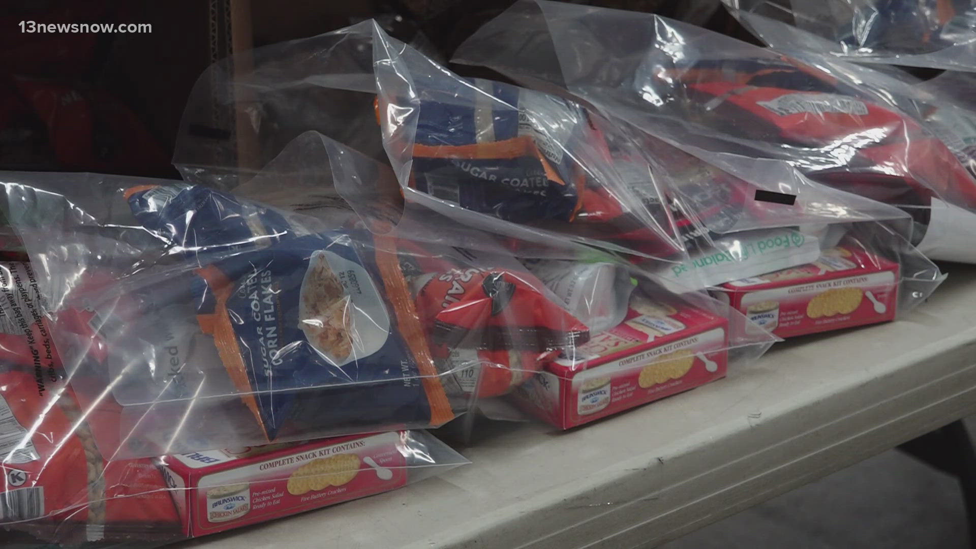 The Foodbank of Southeastern Virginia's backpack program plans to distribute 7,000 backpacks monthly to children during weekends.