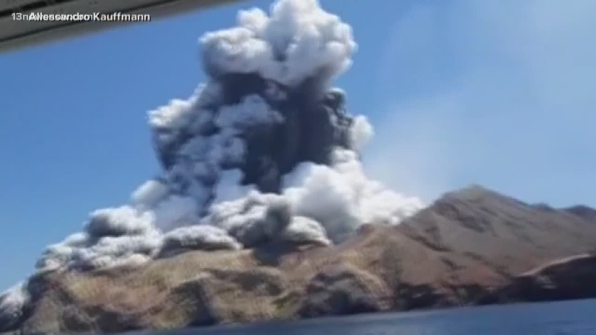 Relatives of a newlywed couple are desperately seeking information after learning the husband and wife were severely burned from a volcano eruption in New Zealand.