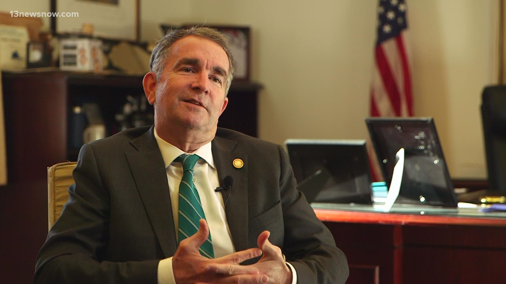 Despite a bruising defeat for Democrats in November, Governor Northam says the future of his party is bright.