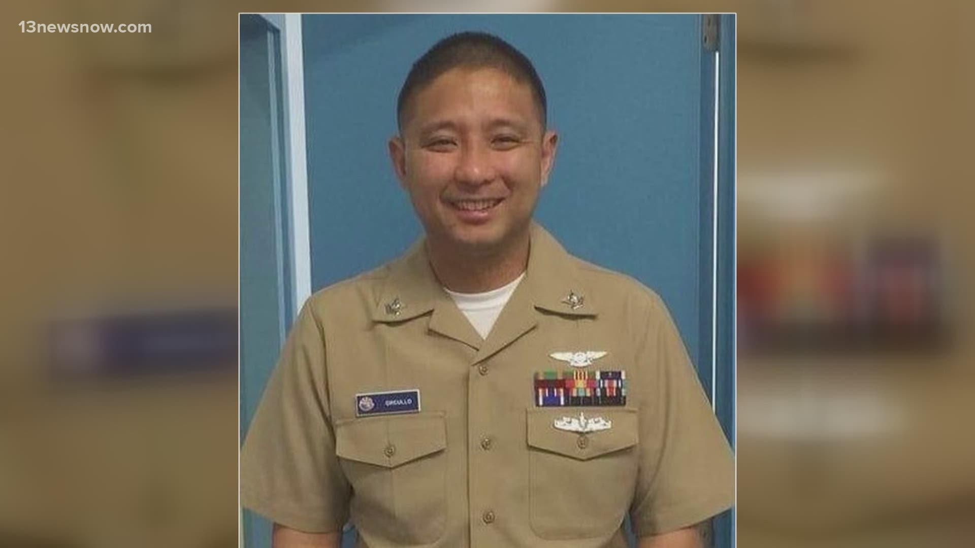 The U.S. Navy says Marcglenn Orcullo was the USS Wasp sailor who died from COVID-19 complications. He was 42 years old.