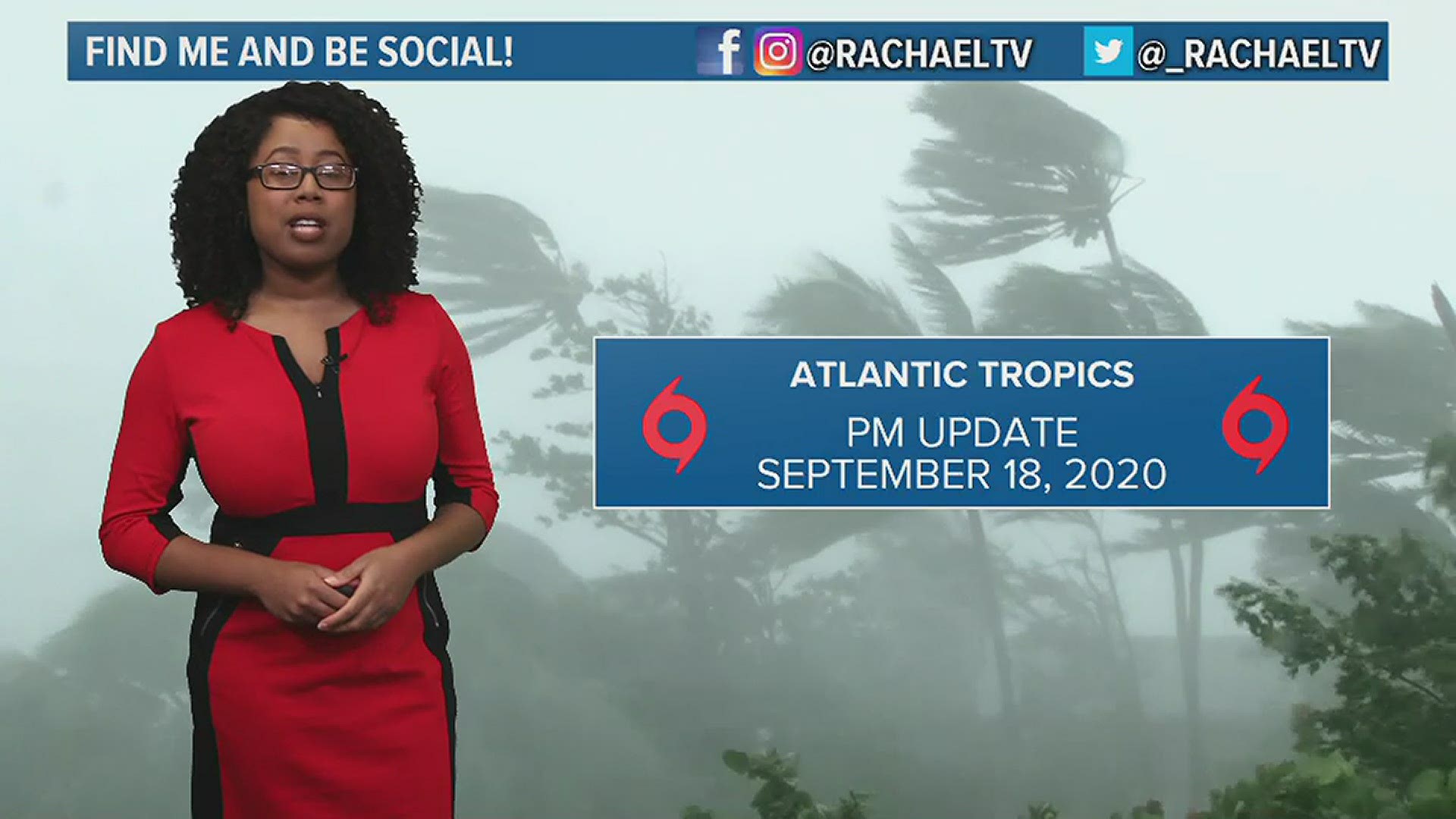 13News Now Meteorologist Rachael Peart has the latest tracks on Hurricane Teddy, Tropical Storm Wilfred and more. As she explains, we're onto the Greek Alphabet!