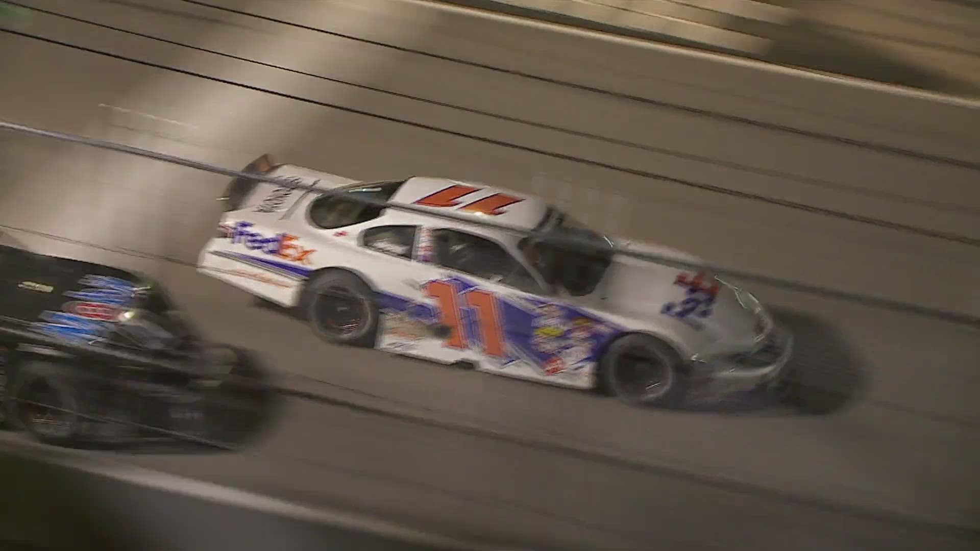 Hamlin and his Cup Series teammate, Kyle Busch finished 1-2 in the 9th running of the Denny Hamlin Short Track Showdown.