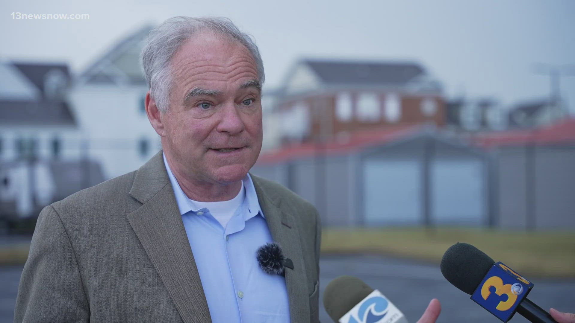 Ahead of next month's NATO summit in DC, Virginia U.S. Sen. Tim Kaine paid a visit to NATO's only North American headquarters in Norfolk.