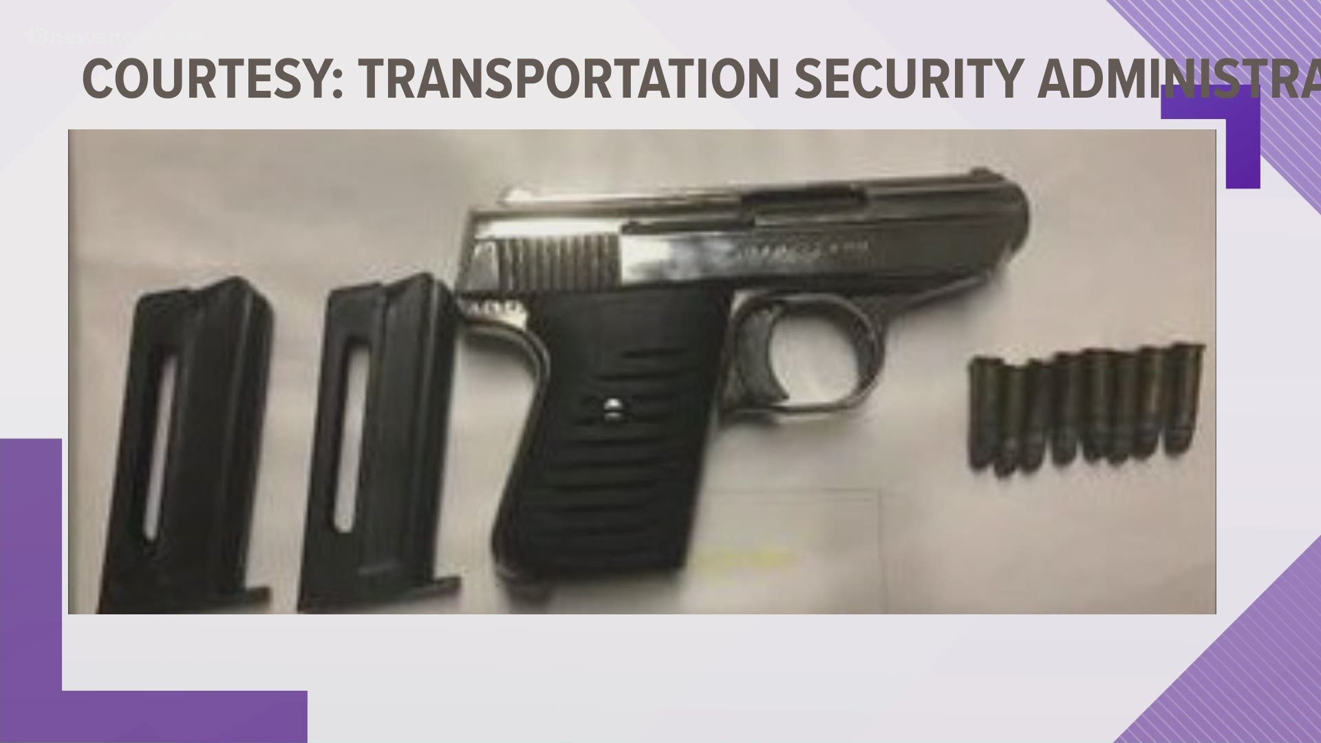 TSA said this was the ninth gun to be detected at the airport so far in 2020. The Alabama woman will face charges for the incident.