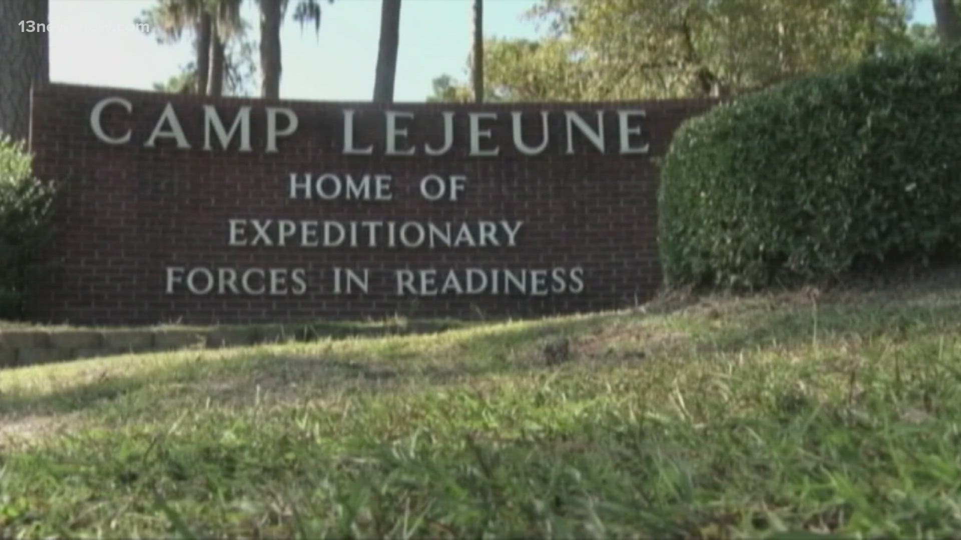 In a statement from the base, officials said that around 10:15 p.m. Wednesday base law enforcement 'apprehended' a Marine for involvement in another Marine's death.