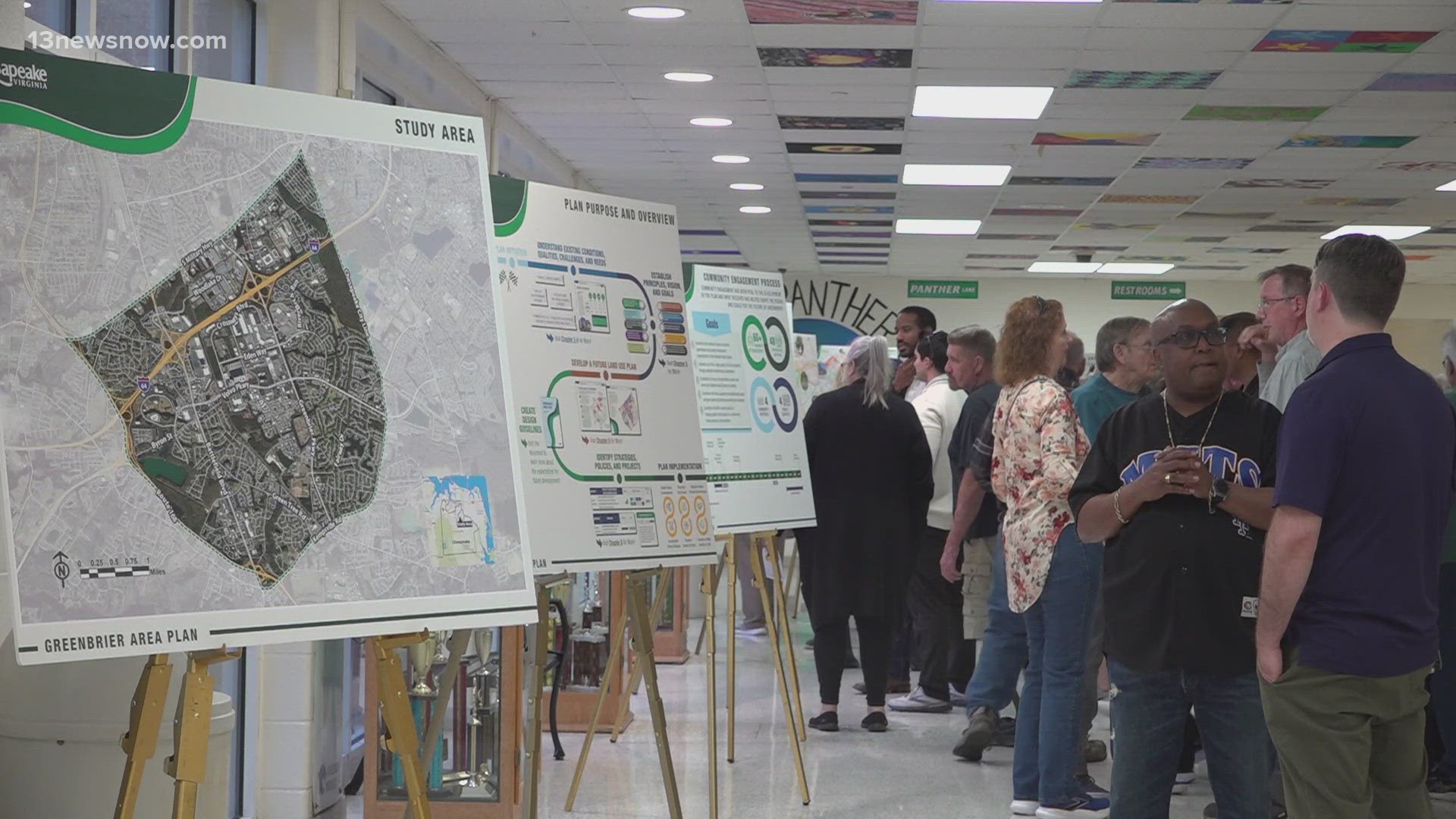 The plan includes new “visions” for what the future of the Greenbrier area of Chesapeake could look like.