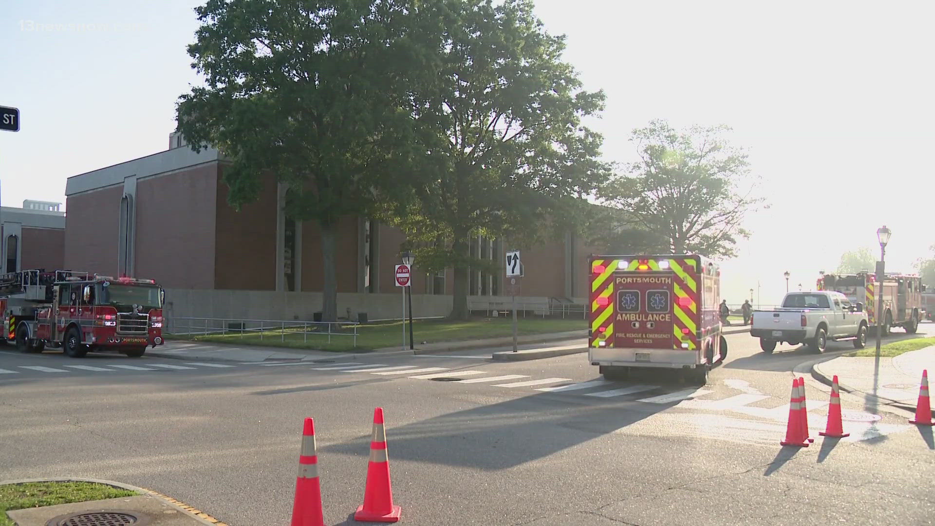 More than 150 inmates were forced to evacuate Portsmouth City Jail early this morning.