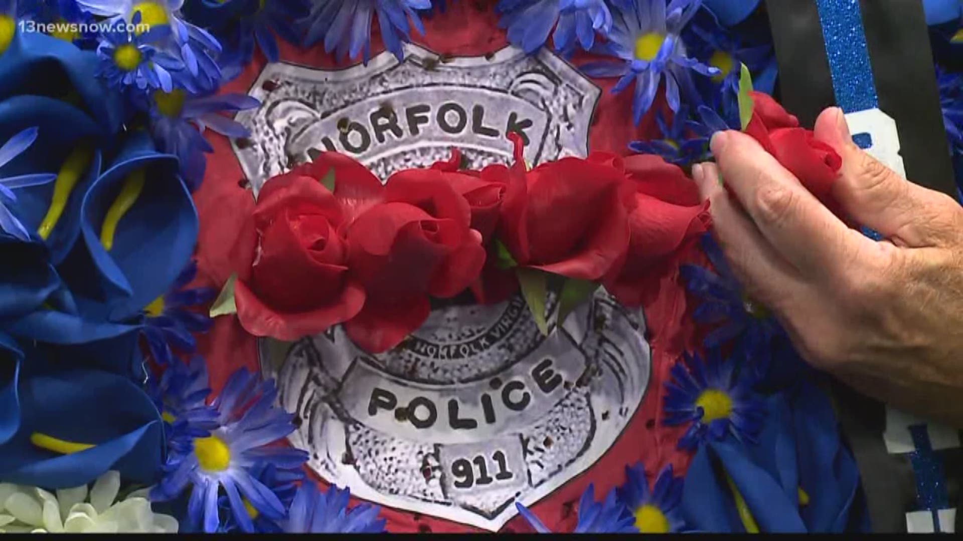 The annual Peace Officers' Memorial Day Service remembers 39 Norfolk police officers "who made the ultimate sacrifice."