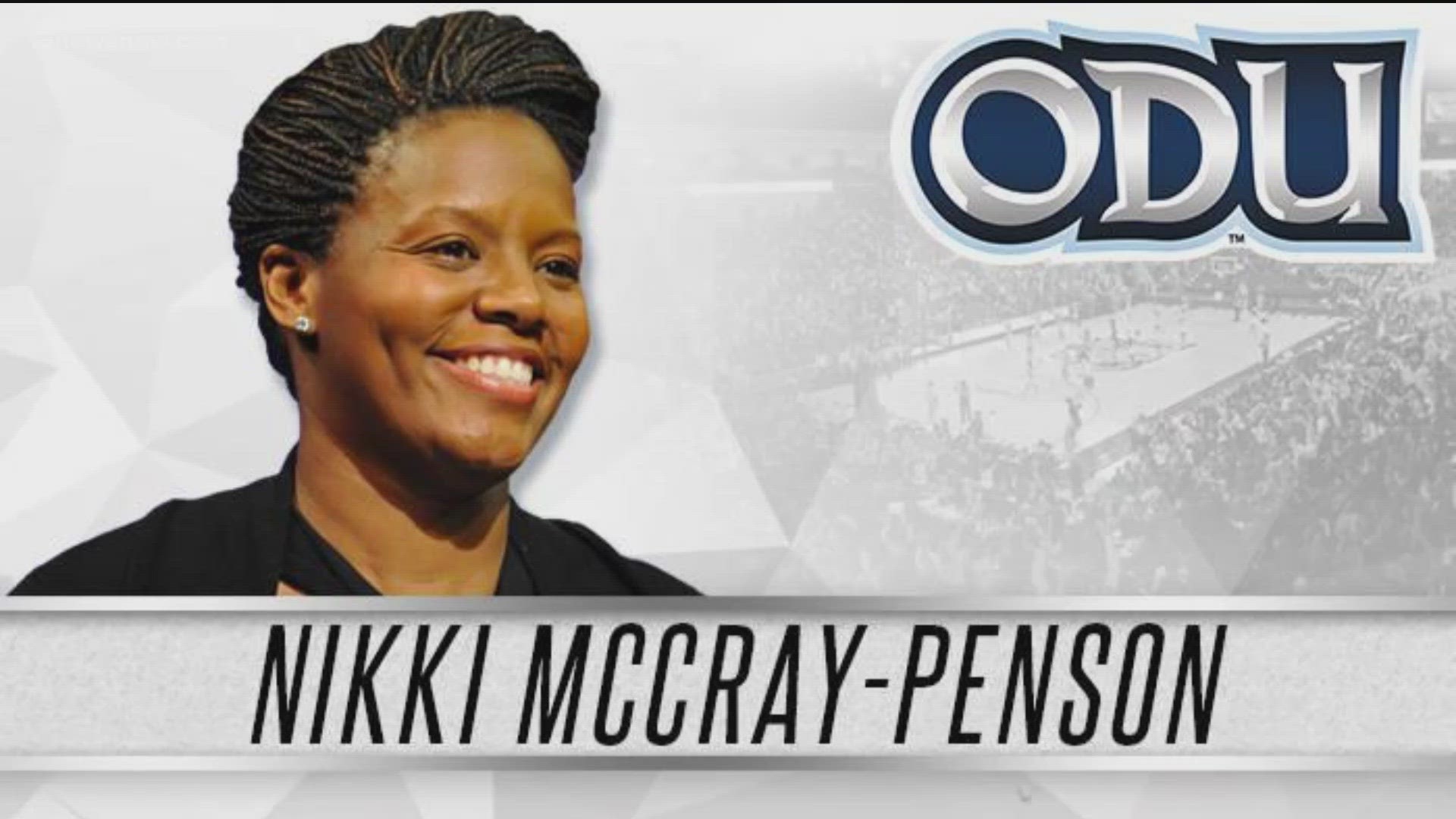 Nikki McCray-Penson was the women's basketball head coach at Old Dominion for three seasons, going 24-6 in 2020.