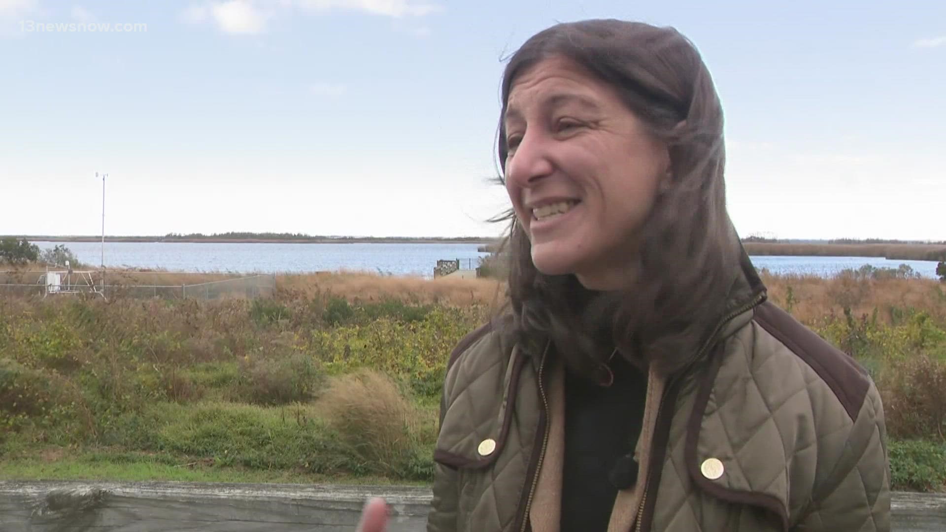 Congresswoman Elaine Luria toured Back Bay National Wildlife Refuge Tuesday morning to learn how the Infrastructure Bill could help its overall health.