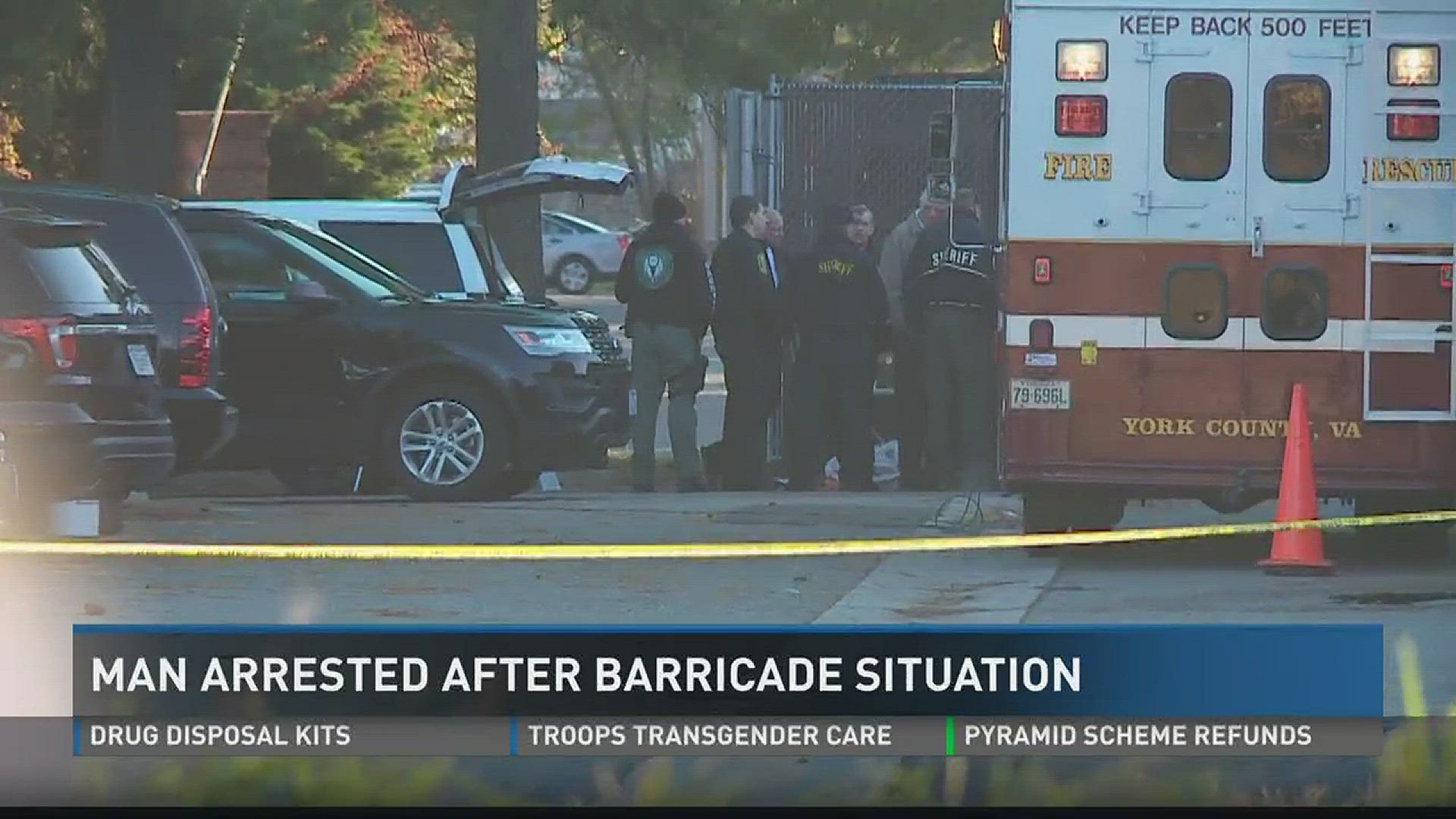 Sheriff: Barricaded suspect in York County taken into custody ...
