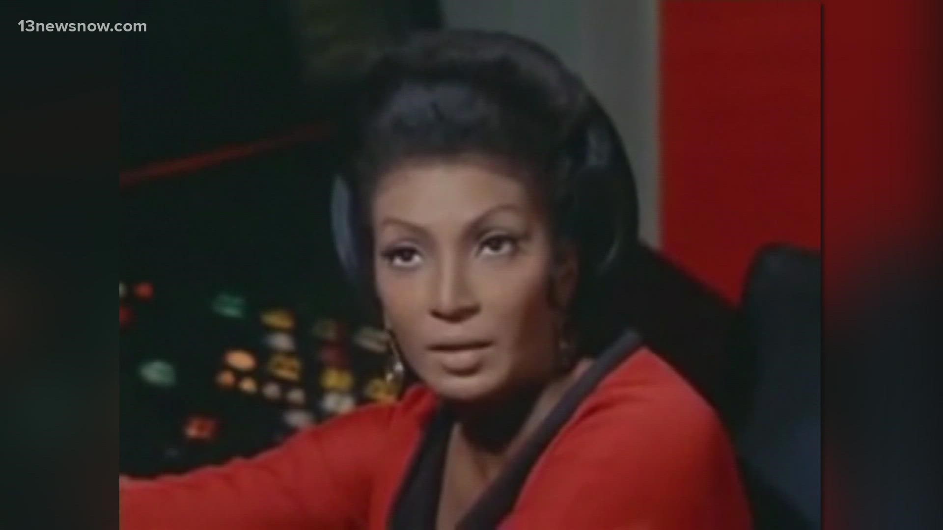 Nichols broke barriers for black women in Hollywood with her role in 'Star Trek.'
