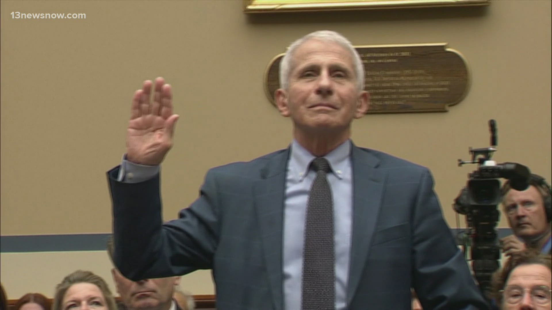 Fauci testified in public and on camera for the first time since he ended more than five decades of government service.