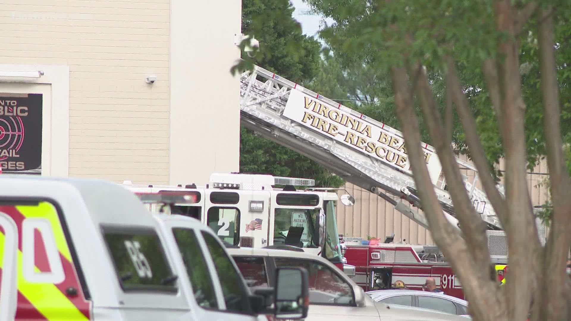 Firefighters found heavy smoke and that a fire had started in the ventilation system and traveled up to the roof.