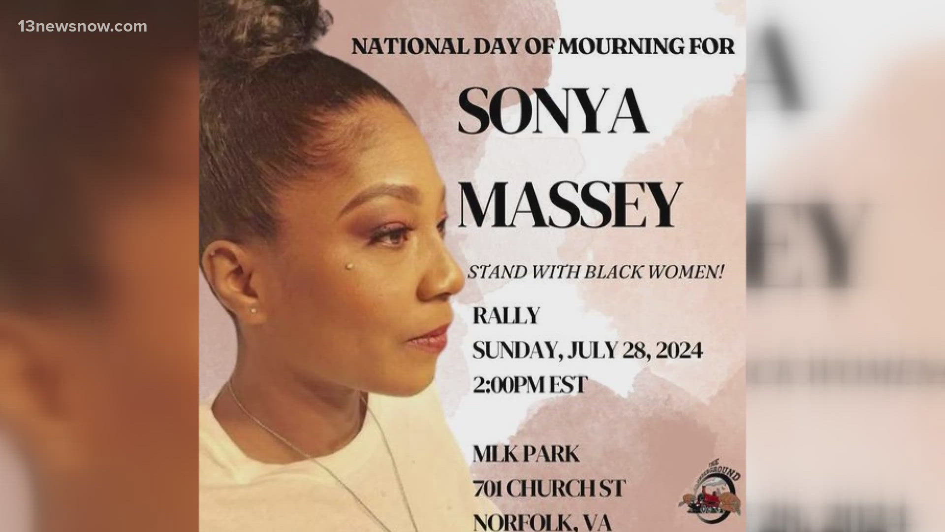 The Hampton Roads community is remembering Sonya Massey, a woman shot and killed by a deputy in her home, by coming together to march in solidarity.