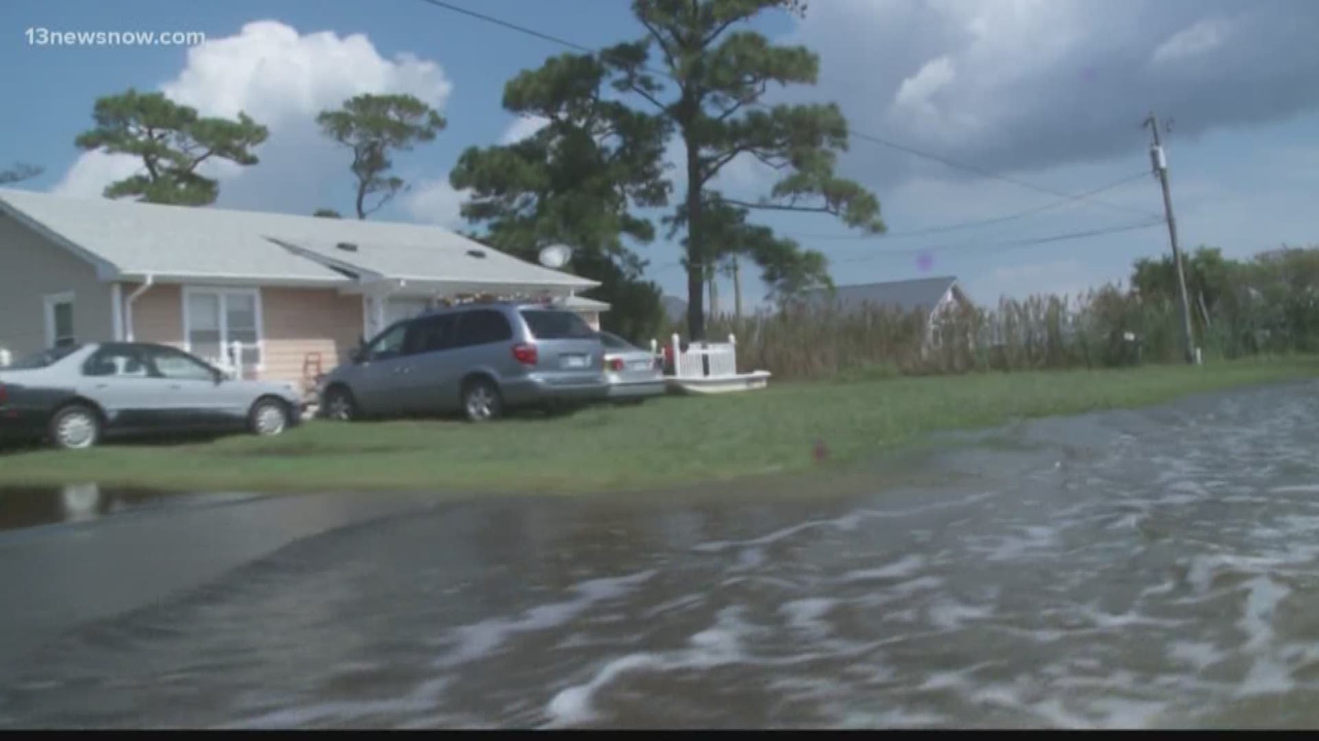 Neighbors are still dealing with flooding days after Hurricane Florence