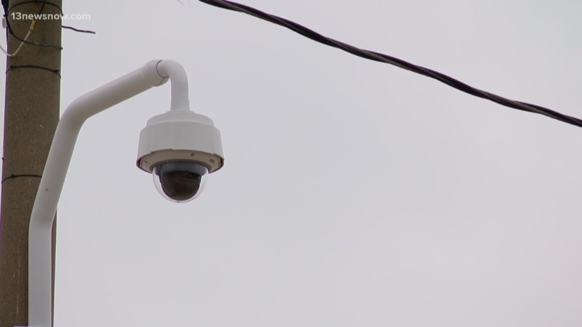 The Hampton Police Division installed security cameras at Buckroe Beach. Neighbors are relieved with the development, but they want more cameras.