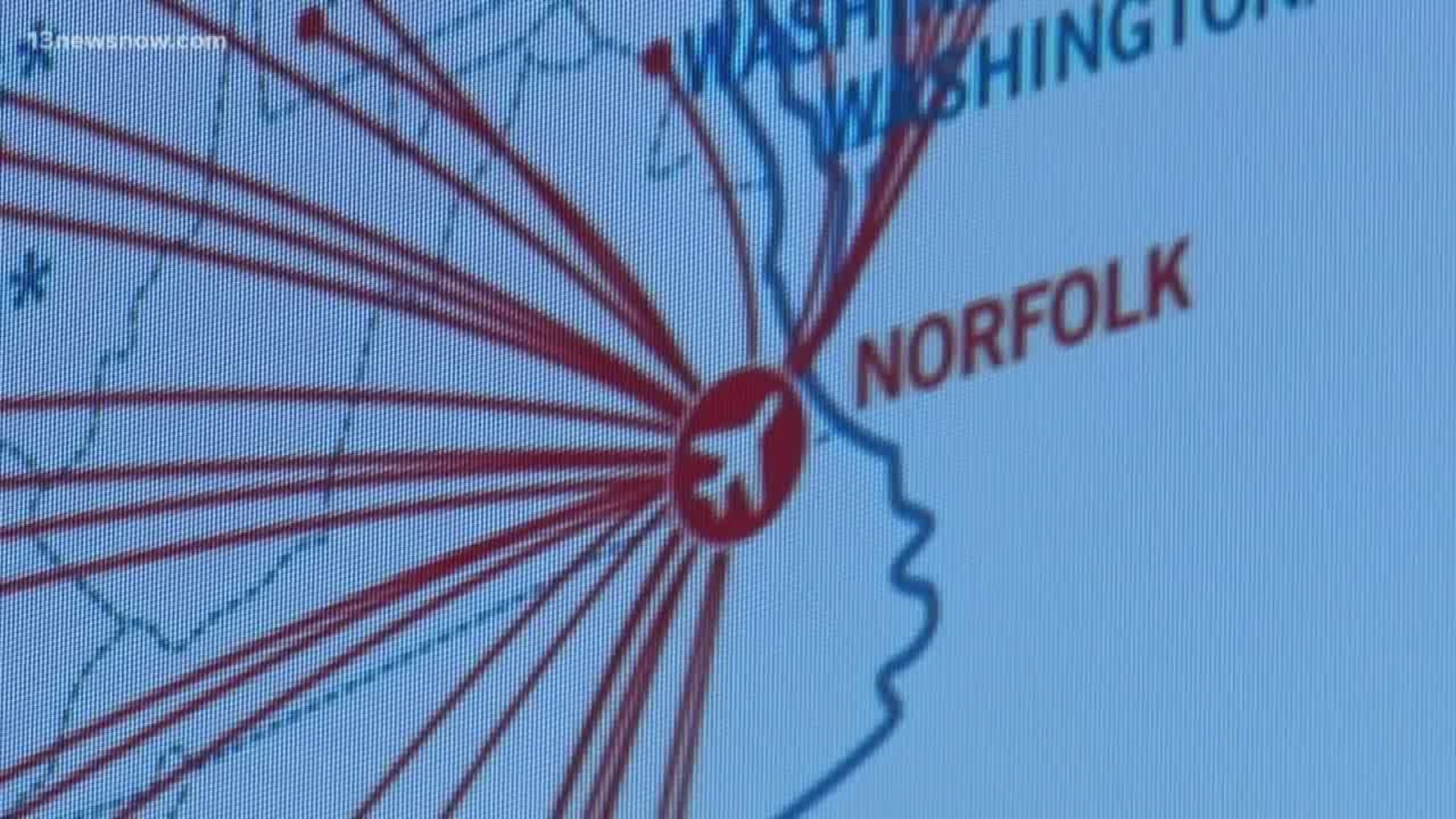 13News Now Allison Bazzle was at Norfolk International Airport where officials played a public service announcement on the coronavirus.