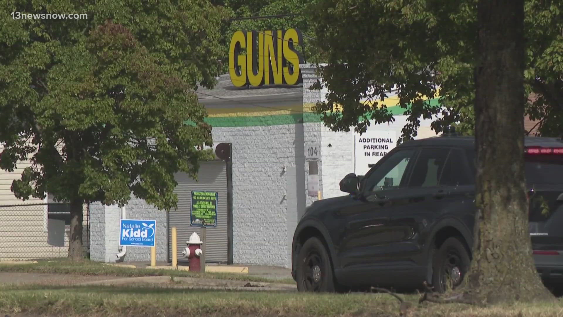 Since about 6:30 a.m., Friday, the Hampton Police Division has been dealing with a barricade situation at the Superior Pawn & Gun Shop on West Mercury Boulevard.