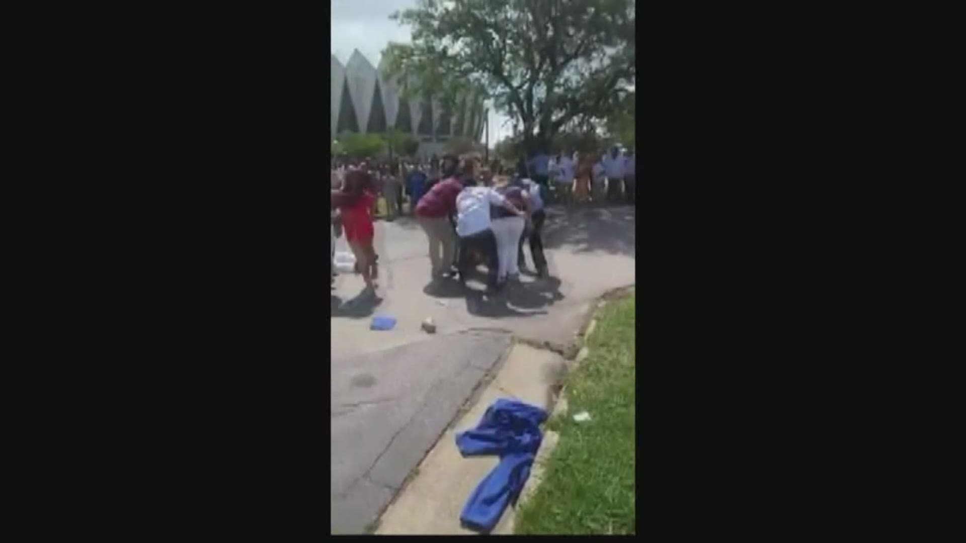 One witness tells 13News Now this was the graduation for Phoebus High School. She says after the ceremony, several fights broke out in the parking lot. She also tells us adults were egging the fighters on, ruining a special day for so many families.