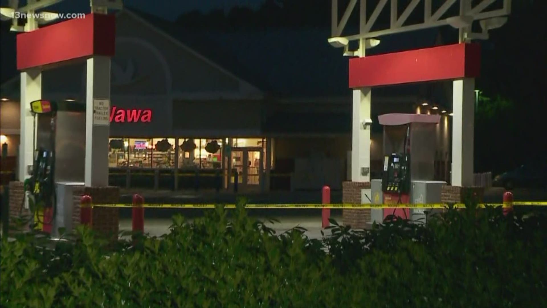 A woman who worked at the Wawa on East Little Creek Road was shot and killed Sunday evening while sitting in her car.
