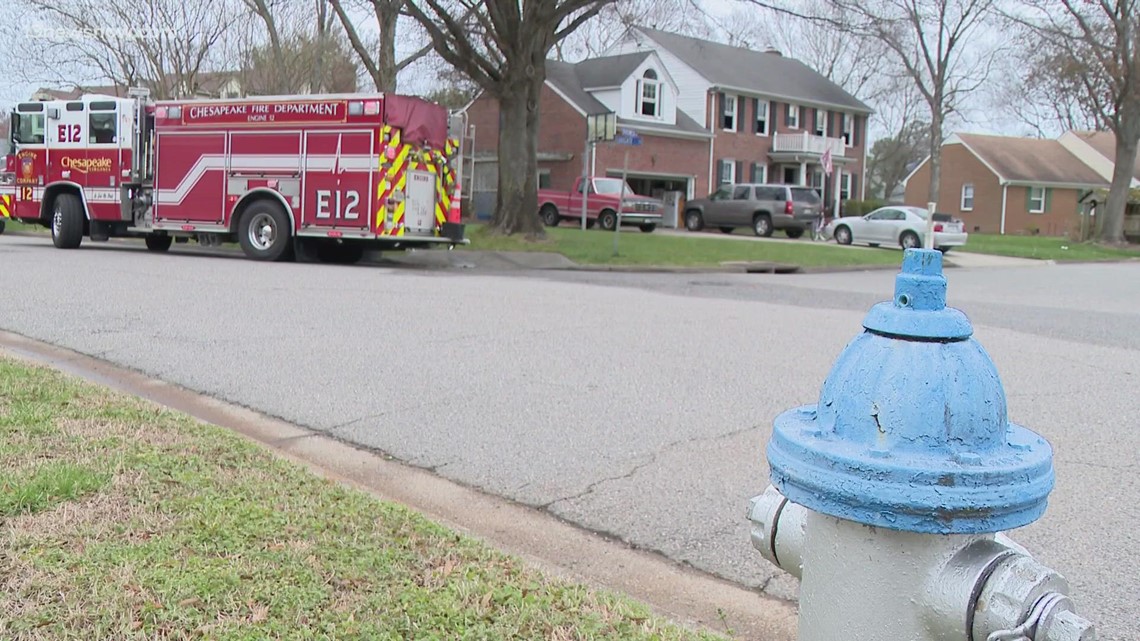 1 sent to hospital after house fire in Chesapeake