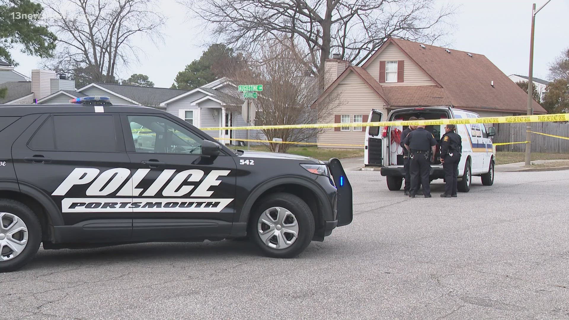 Portsmouth police are investigating two shootings that happened just miles and minutes apart on Friday.