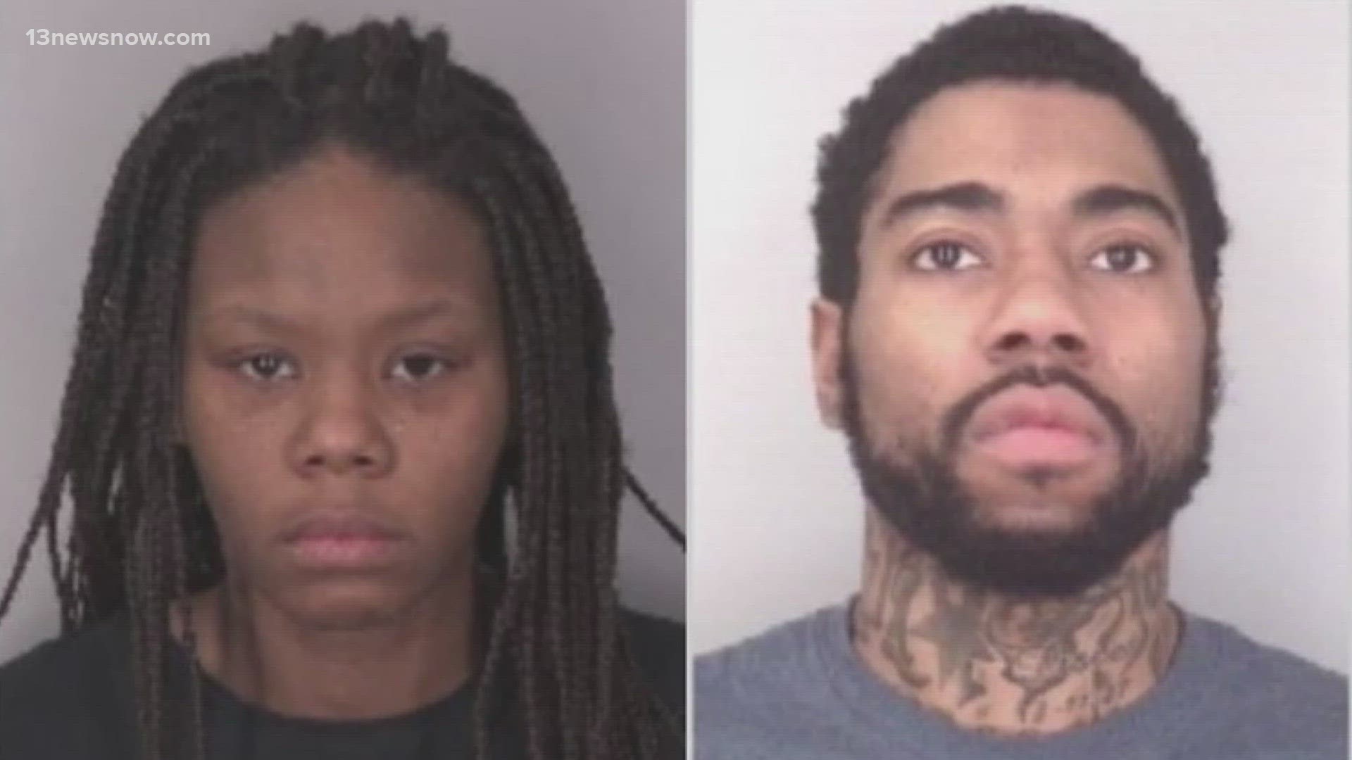 Portsmouth police said they arrested Chante Smith and Dontae Taylor on Saturday, six days after medics found their baby girl unresponsive.