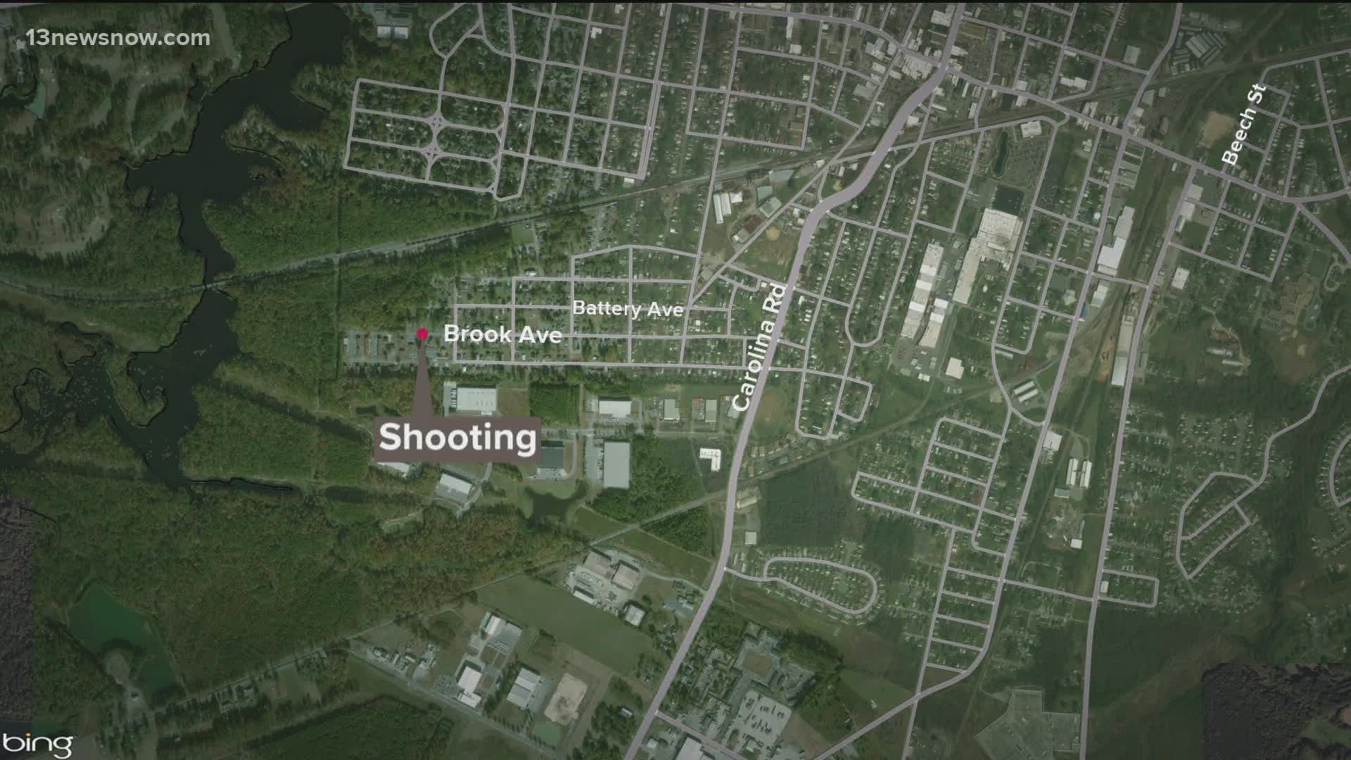 Police in Suffolk are investigating a shooting that left one man hurt Thursday night.