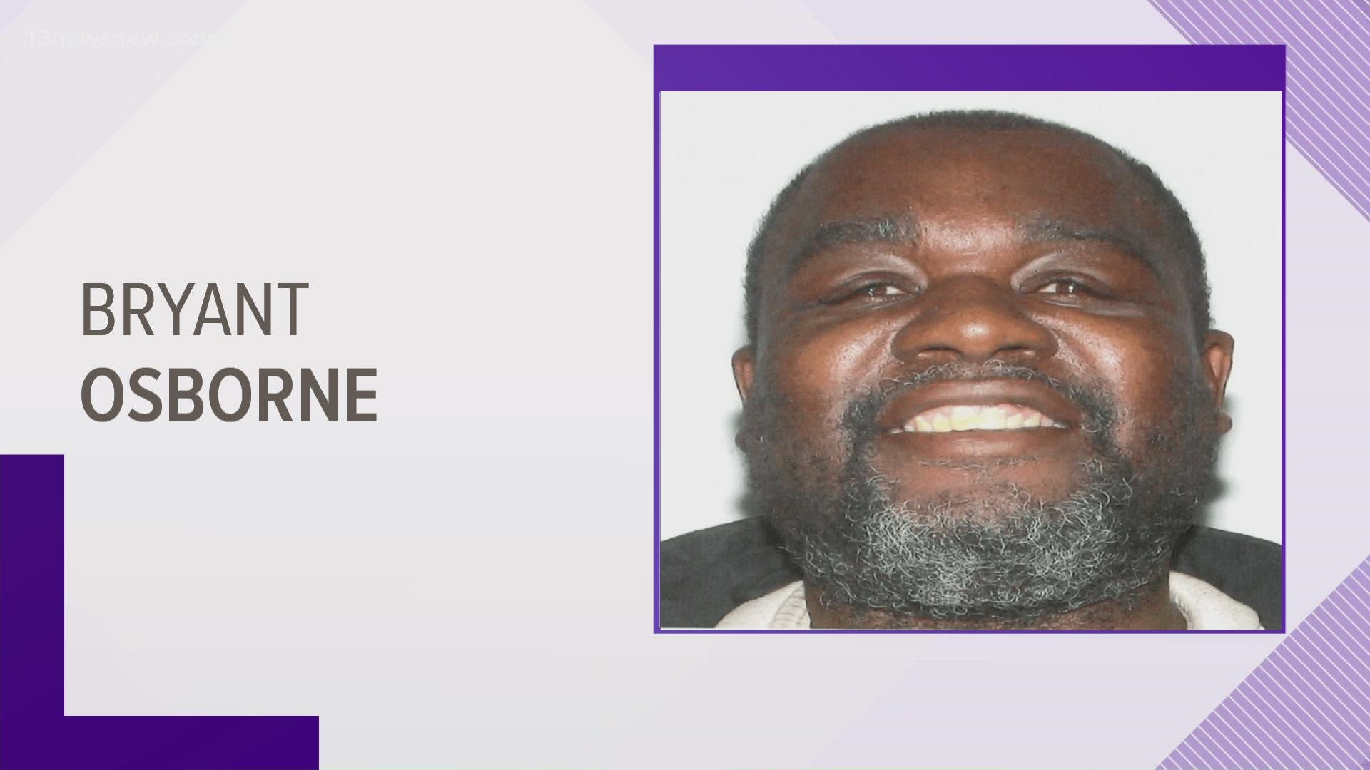 47-year-old Bryant Osborne was last seen on November 7, 2021. He is known to frequent the area surrounding Gosnold Avenue.