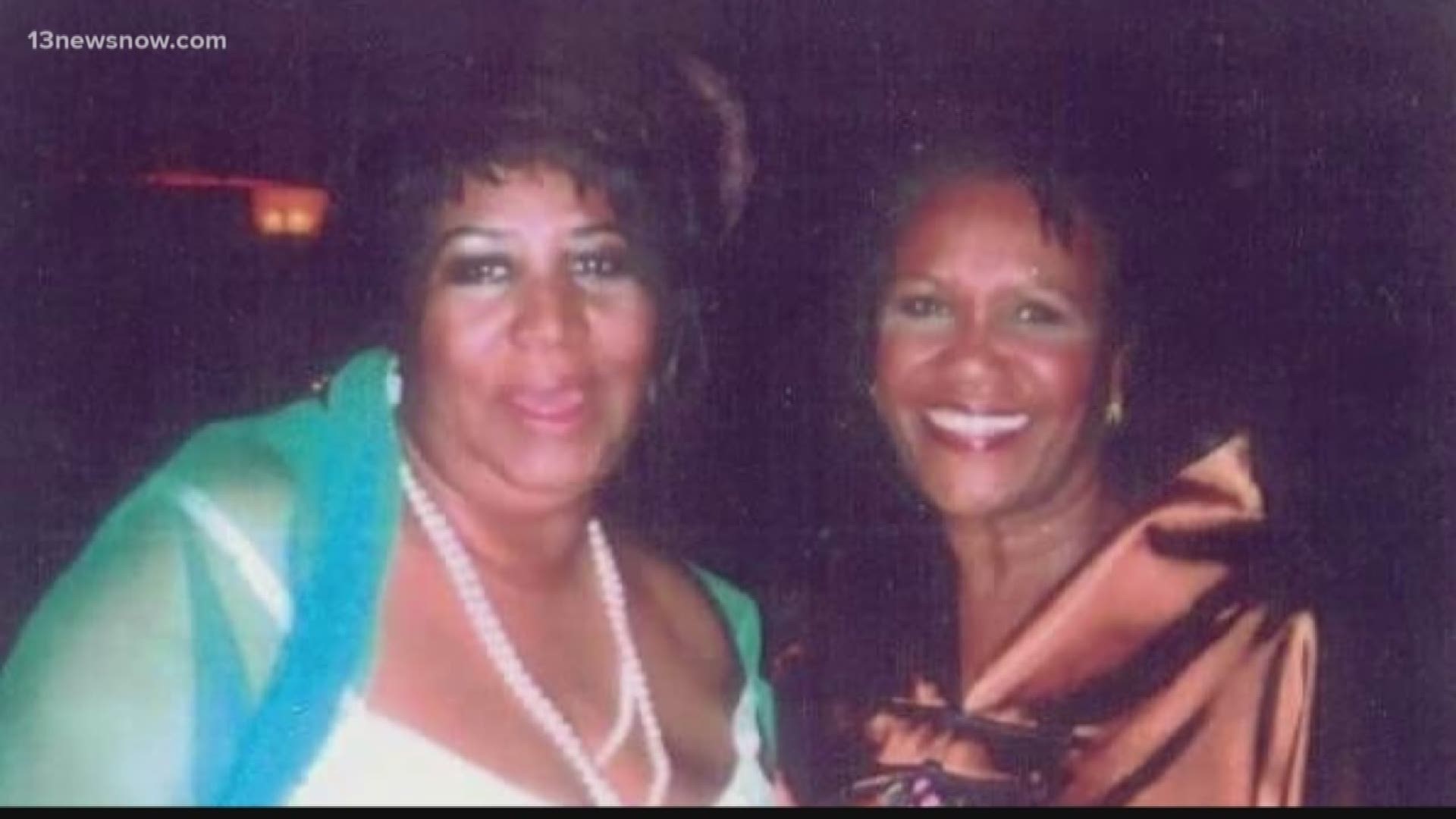 As people around the world celebrate Aretha Franklin's life, a close friend who lives in Hampton Roads is sharing her relationship with the iconic singer.