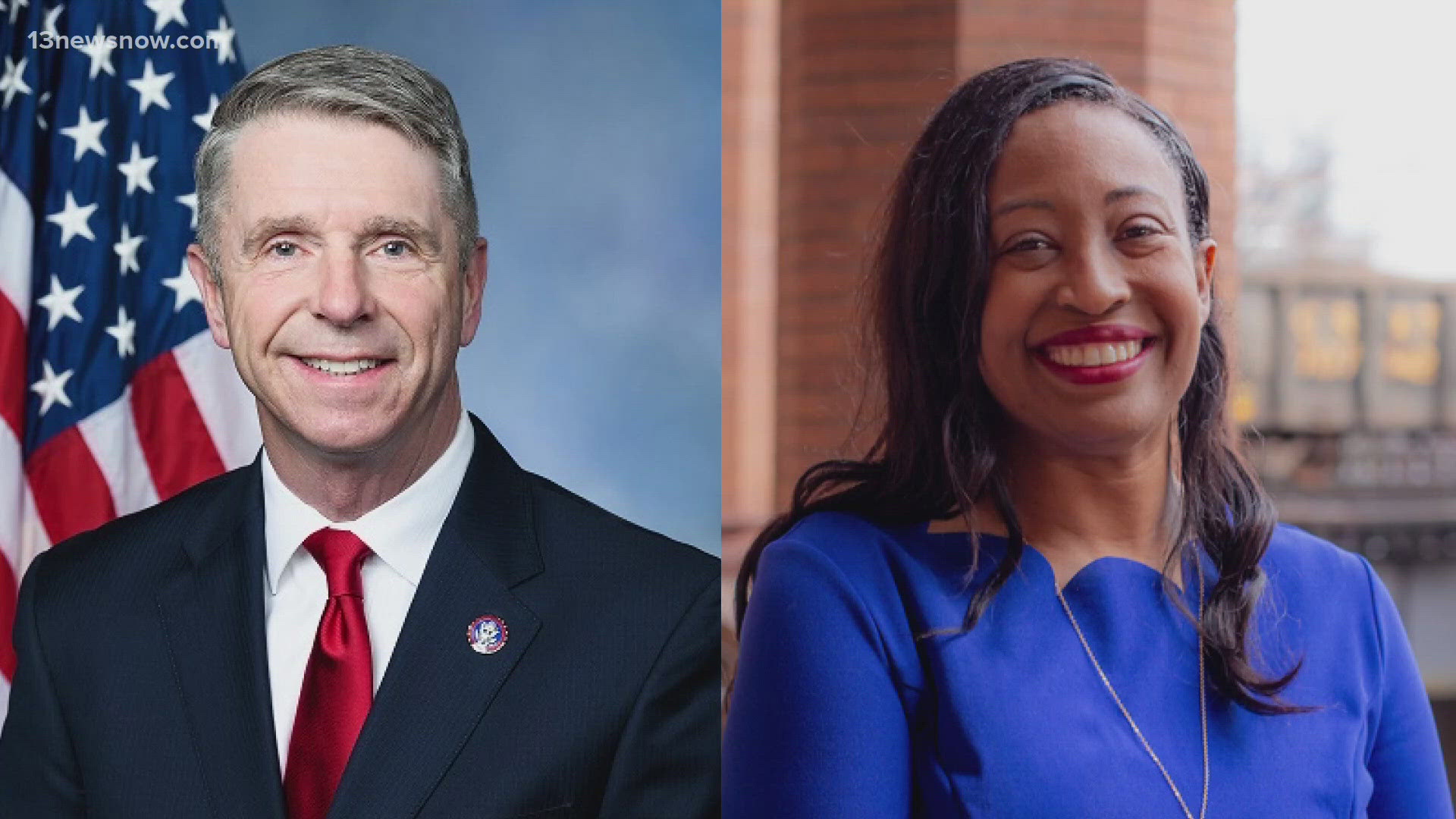 The race for the seat in Virginia's First Congressional District is between Republican incumbent Rob Wittman and challenger Democrat Leslie Mehta.