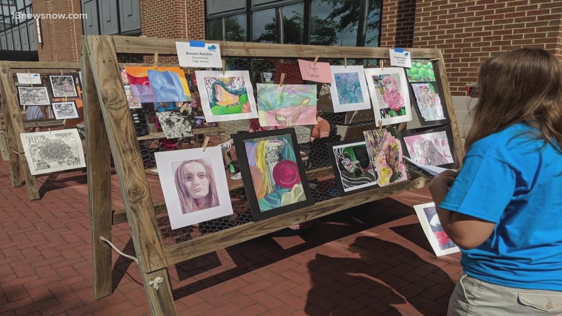 If you're an artist or even a fan of art, there's an art show happening this weekend in Portsmouth that you won't want to miss!
