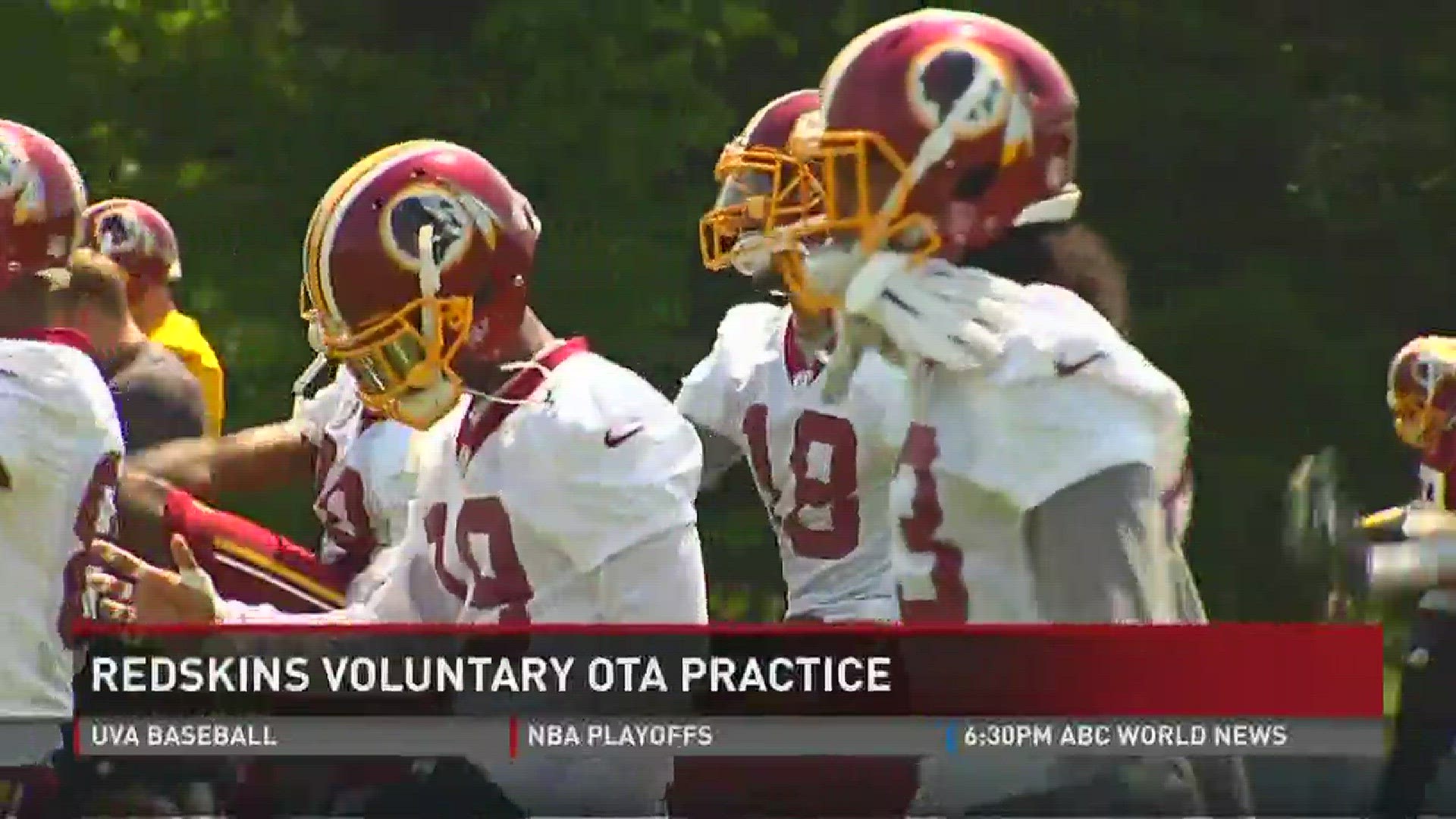 Redskins OTA's underway