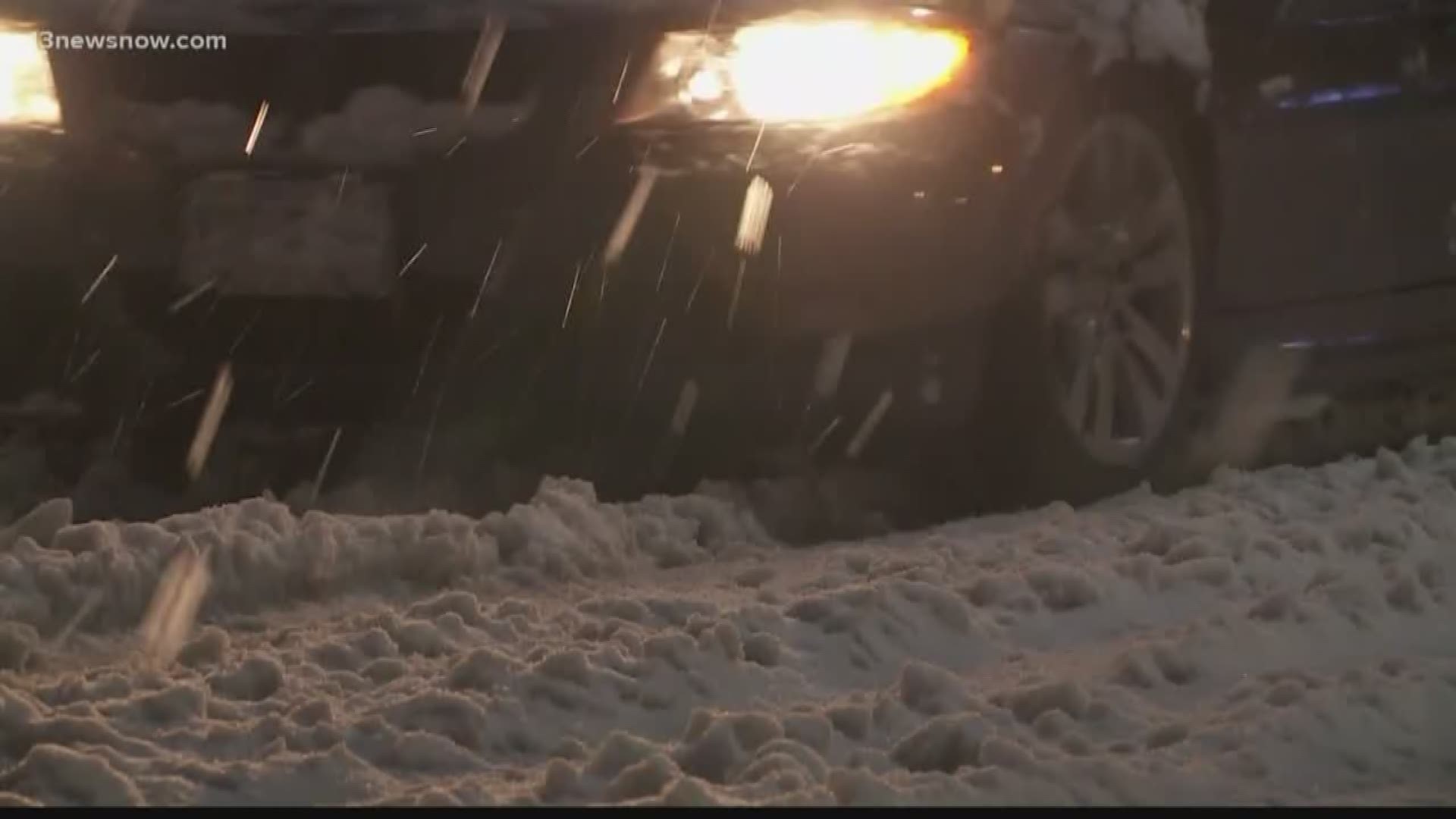 Drivers in Williamsburg staying careful on the roads